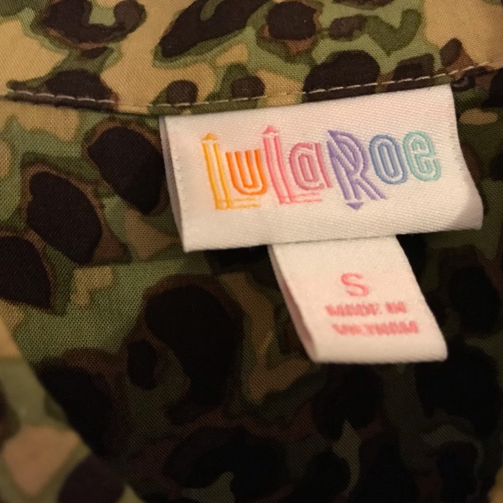 Lularoe Michael Leopard Animal Print Shirt NWT. - Picture 5 of 8